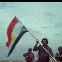 Kurdish Flag Flags GIF - Kurdish Flag Flags Kurds GIFs