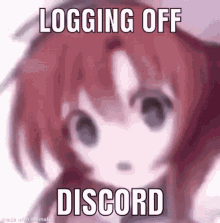 discord weeb anime logging off