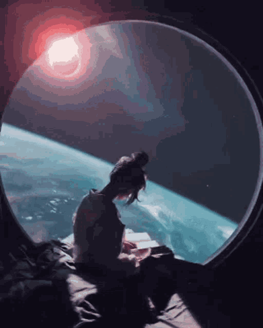 Aesthetic Outer Space GIF - Aesthetic Outer Space Girl - Discover &amp; Share  GIFs