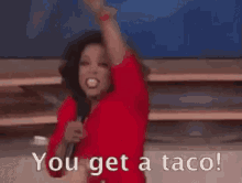 Oprah Winfrey Tacos GIF - Oprah Winfrey Tacos You Get A Taco GIFs