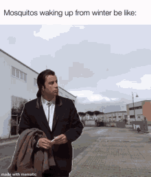 coronavirus mosquito meme where winter