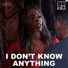 I Dont Know Anything Lilly Winthrop GIF - I Dont Know Anything Lilly Winthrop The Oval GIFs