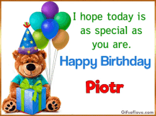 happy birthday happy birthday piotr piotr piotr name name