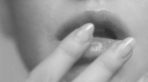 Wipe Wiping Lips GIF.