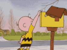 Snoopy In Mailbox Kiss GIF - Snoopy In Mailbox Kiss Mail GIFs