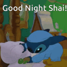 Good Night Stitch Good Night Shai GIF - Good Night Stitch Good Night Shai Im Sleepy GIFs