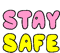 Stay Safe Sticker - Stay Safe Stickers