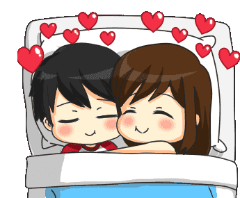 Dormir Hug Sticker - Dormir Hug Couple Stickers