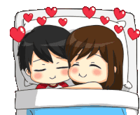 Dormir Hug Sticker - Dormir Hug Couple Stickers