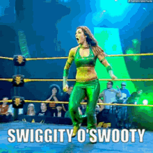 Becky Lynch Swiggity Swooty Irish GIF - Becky Lynch Swiggity Swooty Irish Becky Lynch GIFs