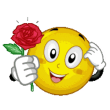 sorry emoji flower for you flower rose