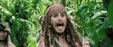 Surprised Captain Jack Sparrow GIF - Surprised Captain Jack Sparrow GIFs