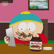 Eating Nutella Eric Cartman GIF - Eating Nutella Eric Cartman South Park GIFs