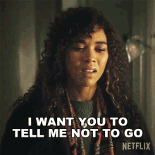 I Want You To Tell Me Not To Go Susan Wilson GIF - I Want You To Tell Me Not To Go Susan Wilson Alexandra Shipp GIFs