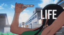 life problems throw anime block