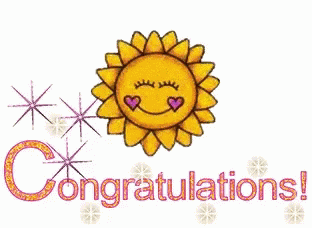 Congrats Congratulations GIF - Congrats Congratulations Sunshine GIFs