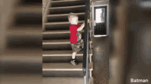 boy falls stairs down boy falls down stairs