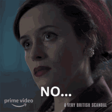 No Never Margaret Campbell GIF - No Never Margaret Campbell Claire Foy GIFs