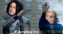 Snape Everday Im Slytherin GIF - Snape Everday Im Slytherin Draco GIFs