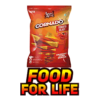 Food For Life Cornado Sticker - Food For Life Cornado Snac Atac Stickers
