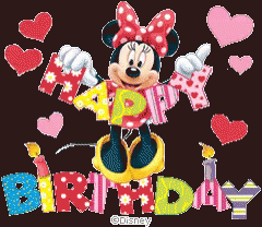 誕生日 ディズニー Gif Disney Birthday Minnie Mouse Discover Share Gifs