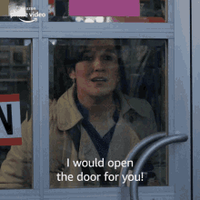 I Would Open The Door For You Zoe GIF - I Would Open The Door For You Zoe Modern Love GIFs