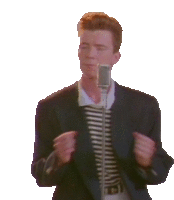 Never Gonna Give You Up Rick Sticker - Never Gonna Give You Up Rick Rick Astley Stickers