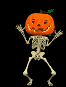 Halloween Scary GIF - Halloween Scary Pumpkin Skeleton GIFs