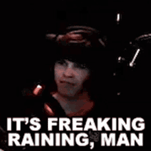 Its Freaking Raining Man Casey Kirwan GIF - Its Freaking Raining Man Casey Kirwan Its Raining GIFs