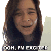 Ohh Im Excited Hannah Fawcett Sticker - Ohh Im Excited Hannah Fawcett Laughing Pikachu Stickers