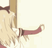 Anime Hand Bang GIF - Anime Hand Bang Banging Head On Wall GIFs