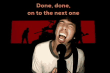 Foo Fighters Done Done GIF - Foo Fighters Done Done On To The Next One GIFs