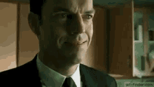 Agent Smith The Matrix GIF - Agent Smith The Matrix Laugh GIFs
