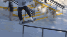 balance skateboard grind stairs rails