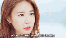 Nice To Meet You Im Sunny GIF - Nice To Meet You Im Sunny Kdrama GIFs