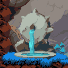 magic art pixel water disappear