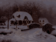 House Snow GIF - House Snow Lamps GIFs