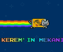 Kerem In Mekanı Cat GIF - Kerem In Mekanı Cat Rainbow GIFs