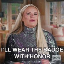 Ill Wear The Badge Of Honor Heather Gay GIF - Ill Wear The Badge Of Honor Heather Gay Real Housewives Of Salt Lake City GIFs