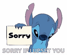 Sorry If I Upset You Stitch GIF - Sorry If I Upset You Stitch Sad GIFs