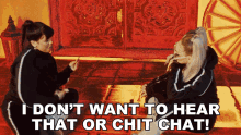 I Dont Want To Hear That Or Chit Chat Cl GIF - I Dont Want To Hear That Or Chit Chat Cl Chuck Song GIFs