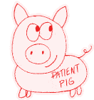 Patient Pig Veefriends Sticker - Patient Pig Veefriends Calm Stickers
