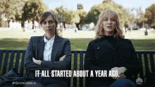 It All Started About A Year Ago Beth Boland GIF - It All Started About A Year Ago Beth Boland Christina Hendricks GIFs