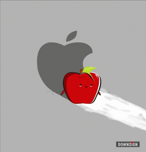 The Other Side Of Me Apple GIF - The Other Side Of Me Apple Fruit GIFs