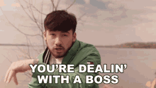 Youre Dealin With A Boss Noah Boat GIF - Youre Dealin With A Boss Noah Boat Noah Taitano GIFs