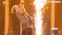 aws flames fire eurovision