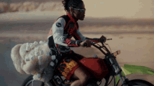 driving on a motorcycle selena gomez rauw alejandro baila conmigo song on a road trip