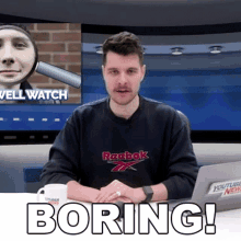 Boring Benedict Townsend GIF - Boring Benedict Townsend Youtuber News GIFs