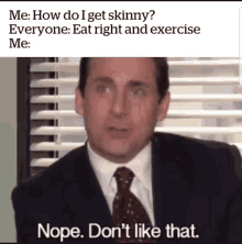 Nope Dont Like That The Office GIF - Nope Dont Like That The Office How Do I Get Skinny GIFs