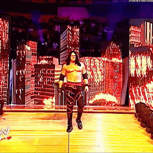 WWE RAW 305 DESDE BOGOTA COLOMBIA Kane-entrance